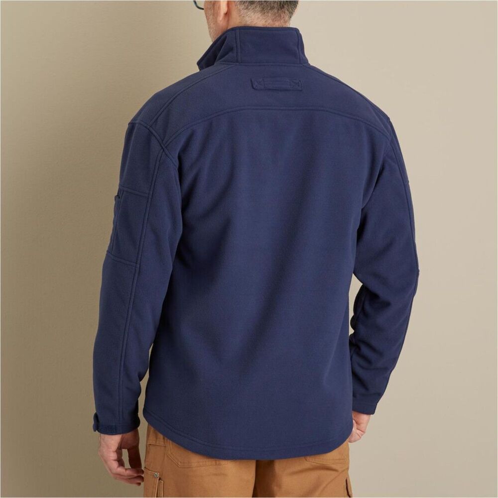 Duluth Trading Co Mens Large Tall Shoremans Fleece Gridlock Jacket Heavy Utility - Picture 2 of 14